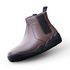 brown barefoot chelsea boots