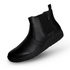 black barefoot chelsea boots