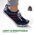 bend top barefoot shoes blue summer minimalistic  with white laces