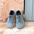 top view of sage green minimalistic barefoot shoes wide toe box