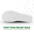 white sport barefoot shoes with sole detail