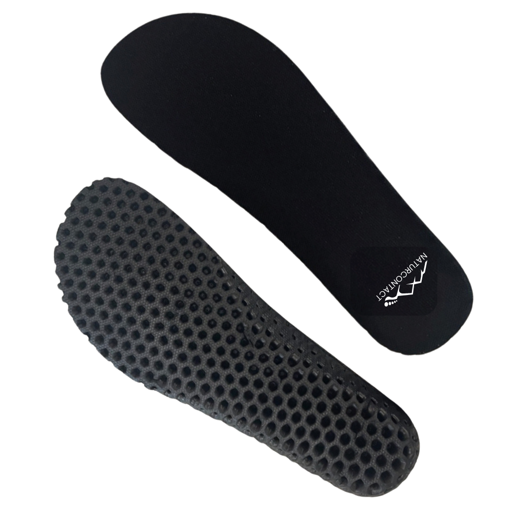 Semelles intérieures en nid d'abeille Naturcontact® pour chaussures pieds nus