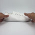video white barefoot shoes studio bent and shown around