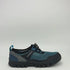 Blue hiking trekking barefoot shoes  video folding and show details