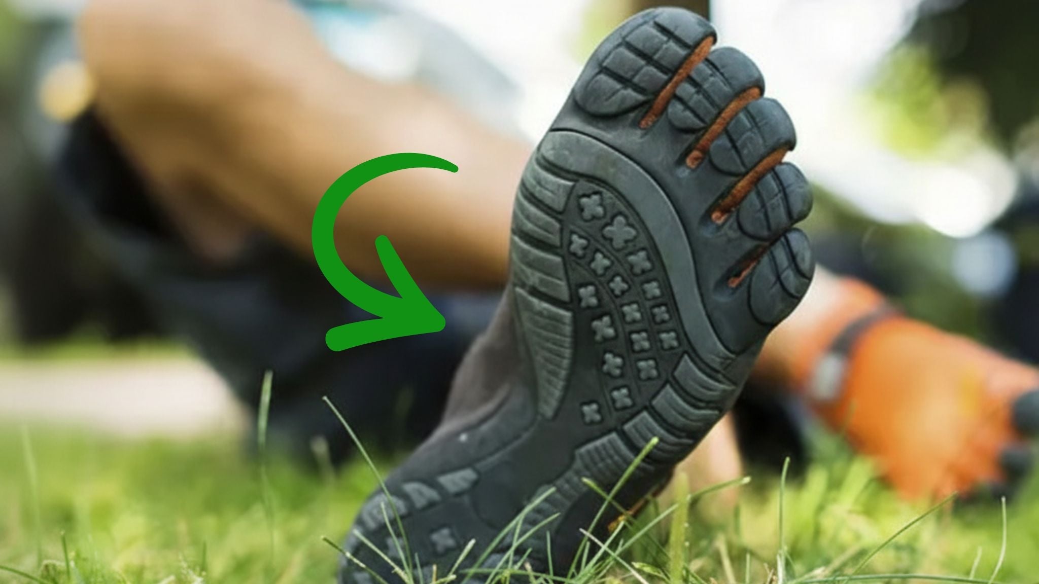 Detailed view of a barefoot shoe showing the wide toe box, demonstrating what are barefoot shoes and their ergonomic design