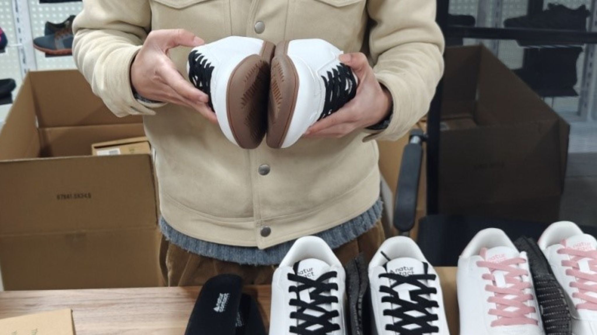 Infographic explaining where are barefoot shoes made and their manufacturing origins