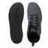 Gray high-top sneakers with brand logo on a white background