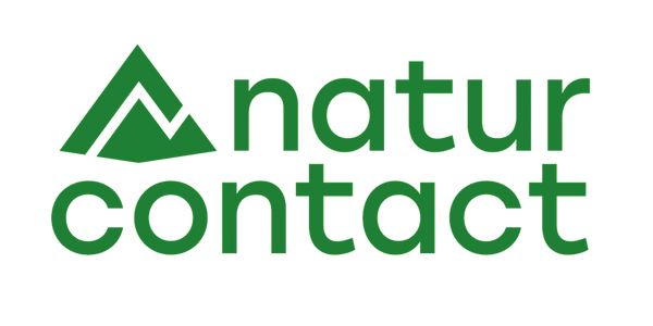 Green 'natur contact' logo on a white background