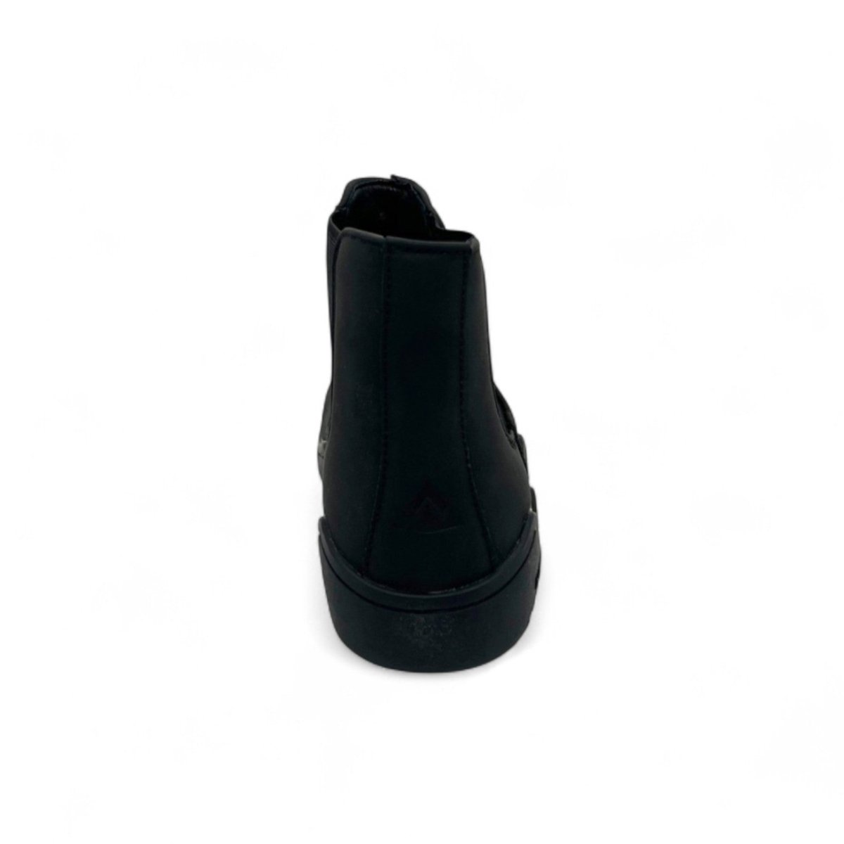 Black shoe on a white background