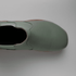top studio view of wide toe box barefoot chelsea boots Sage Green