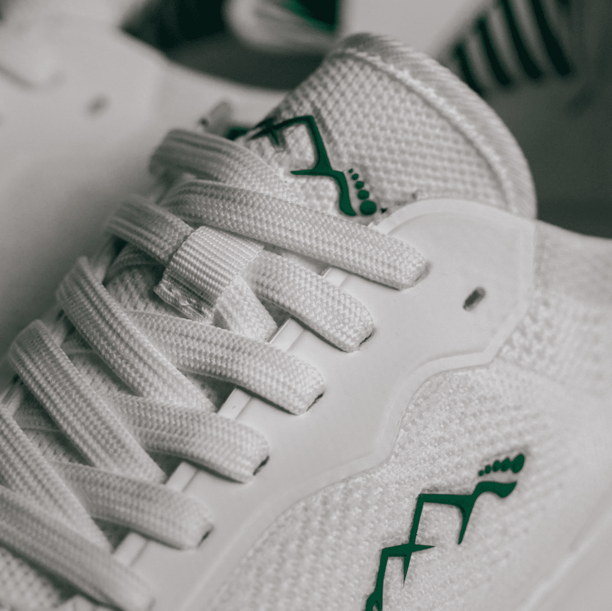 laces picture of white barefoot minimalistic shoes in studio