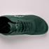 top view wide toe box teal summer barefoot shoes