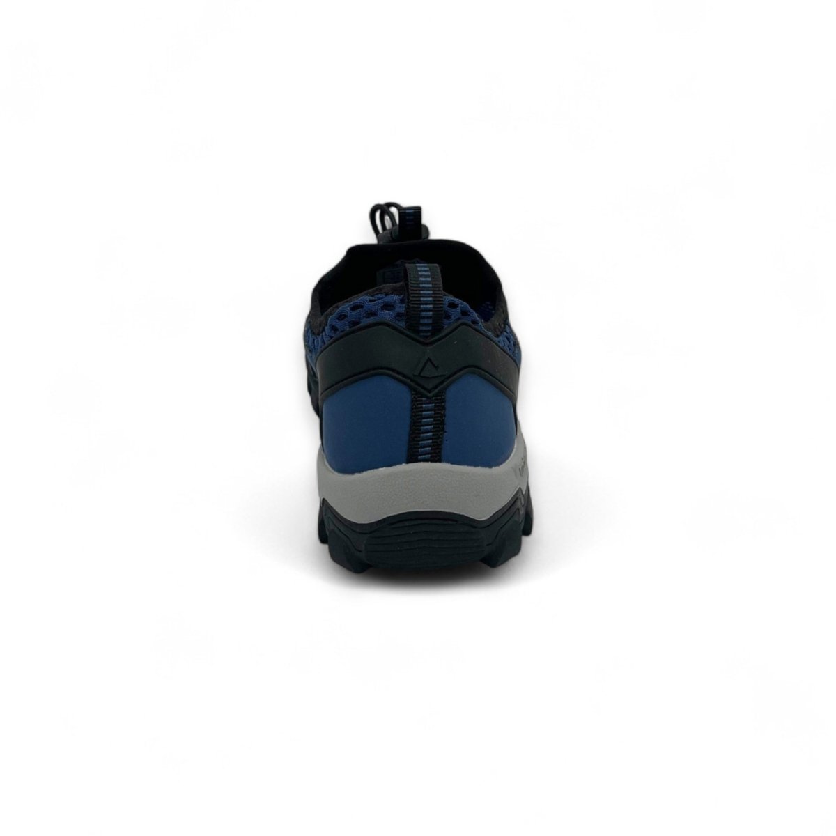 blue hiking trekking barefoot shoes Naturcontact back view