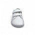Naturcontact Terra Flex 2.0 barefoot shoes in white, front view with double velcro closure, wide toe box and flat zero-drop sole