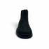Black shoe on a white background