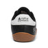 Back view of Barefoot Walker Leather black minimalist barefoot shoes