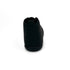 Naturcontact George barefoot shoe in Black color, back view with pull tab and embossed logo.