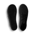 Naturcontact George barefoot shoe in Black color, top view and durable non-slip sole.