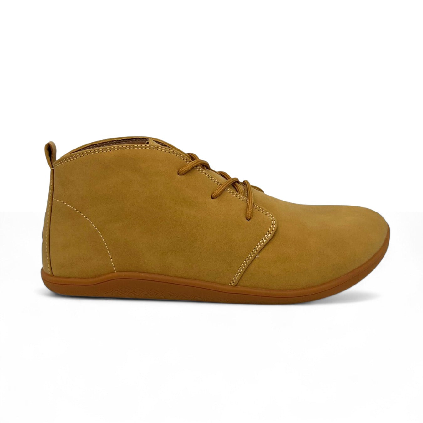Naturcontact George barefoot shoe in Sand color, left side view, minimalist barefoot style.