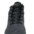 Grey winter barefoot shoe with black laces on a white background, featuring 'Naturcontact' branding. close-up front view.

