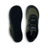 Military green daily barefoot shoes  black sole details top and bottom views