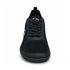 Front view of black Naturcontact Aramid Contact 2.0 barefoot trainers with black laces, breathable toe box and low-profile sole.