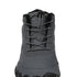 Naturcontact Arctic Contact 4.0 grey barefoot winter boots front view with elastic lacing system and insulated collar