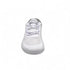 Front view of white Naturcontact Metro Flex 3.0 barefoot shoes with wide toe box and breathable mesh upper