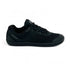 Black Naturcontact Metro Flex 3.0 barefoot shoes side view with breathable knit upper and thin flexible sole on white background