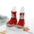 Naturcontact Mini Contact 2.0 baby barefoot shoes in red with cute animal design, sock-style fit, breathable fabric and flexible anti-slip sole for first steps.