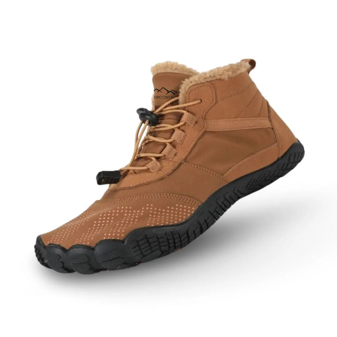 Naturcontact Siberian Contact 3.0 barefoot winter shoes with insulated lining, flexible sole, and minimalist high-ankle design.