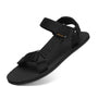 Naturwalkers 2.0 barefoot sandals in Black with minimalist design and adjustable straps