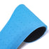 Blue and black thermoregulating insoles with a perforated breathable design and textured underside.