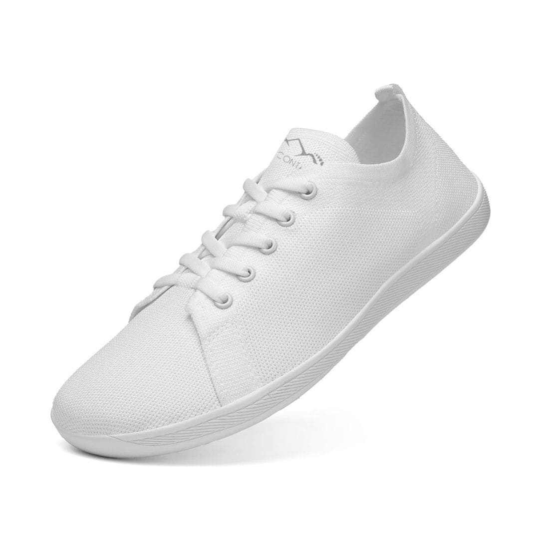 White sneaker on a white background